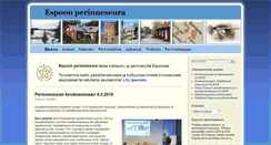 Desktop Screenshot of espoonperinneseura.net